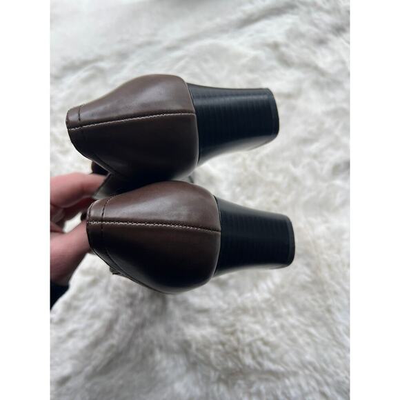 Laura Scott brown booties size 9 - Picture 4 of 6